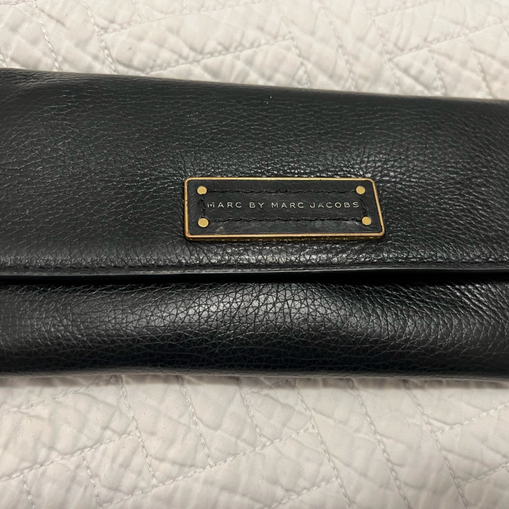 Marc by Marc Jacobs Long Envelope Style Wallet - Black